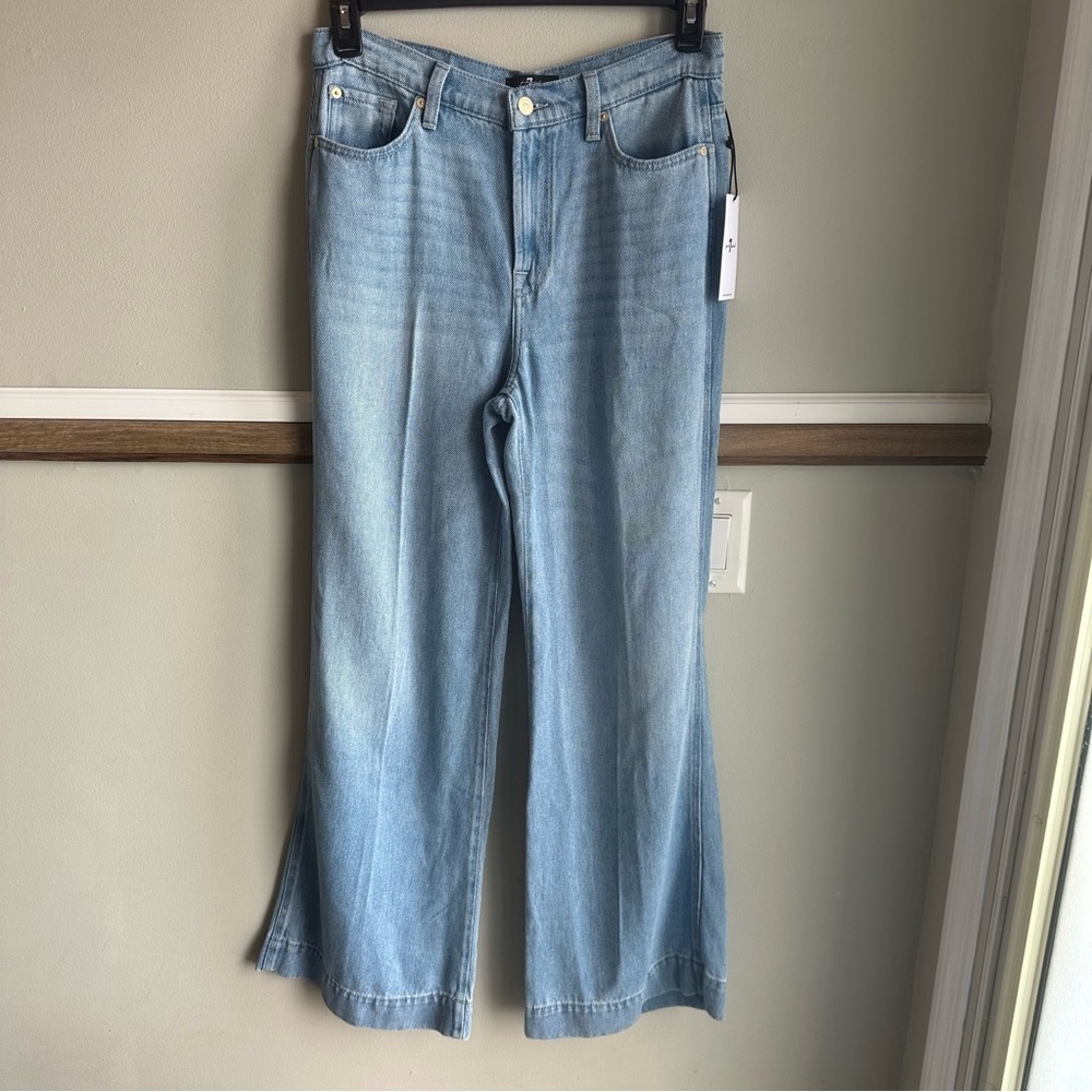 7 For All Mankind Modern Dojo High Rise Trouser Jeans Trendsetter​​​